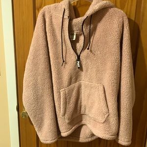 PINK fuzzy hoodie